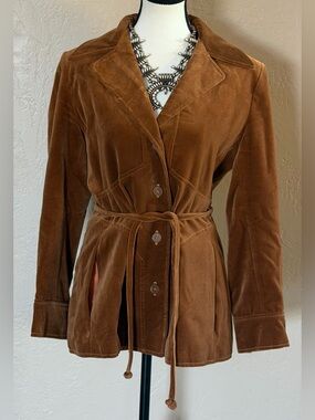 Vintage 1970s Devon Hall Velvet Blazer